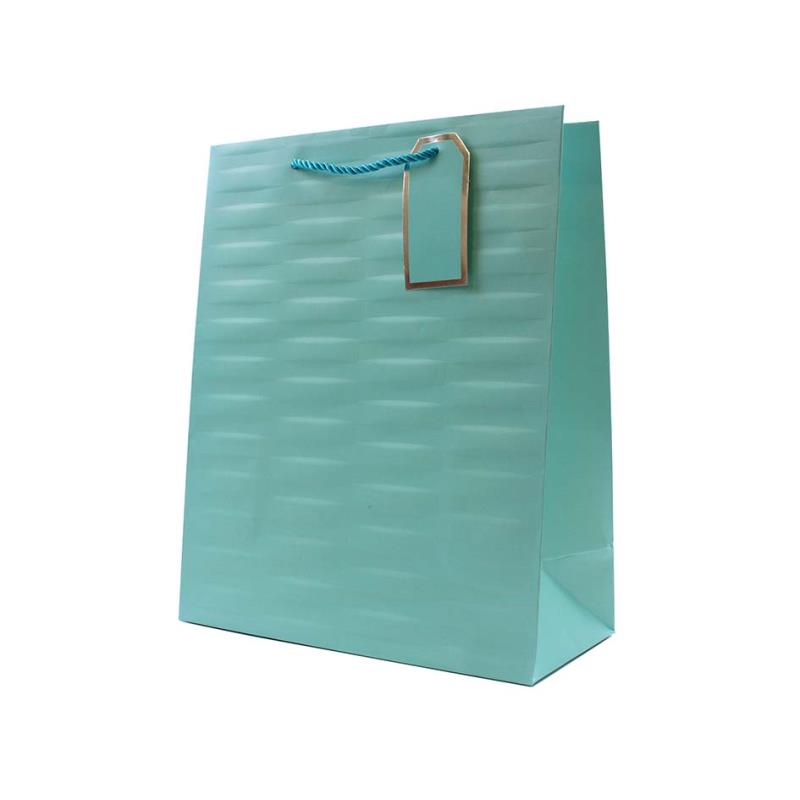 Embossed Bright Coloured Large Gift Bag