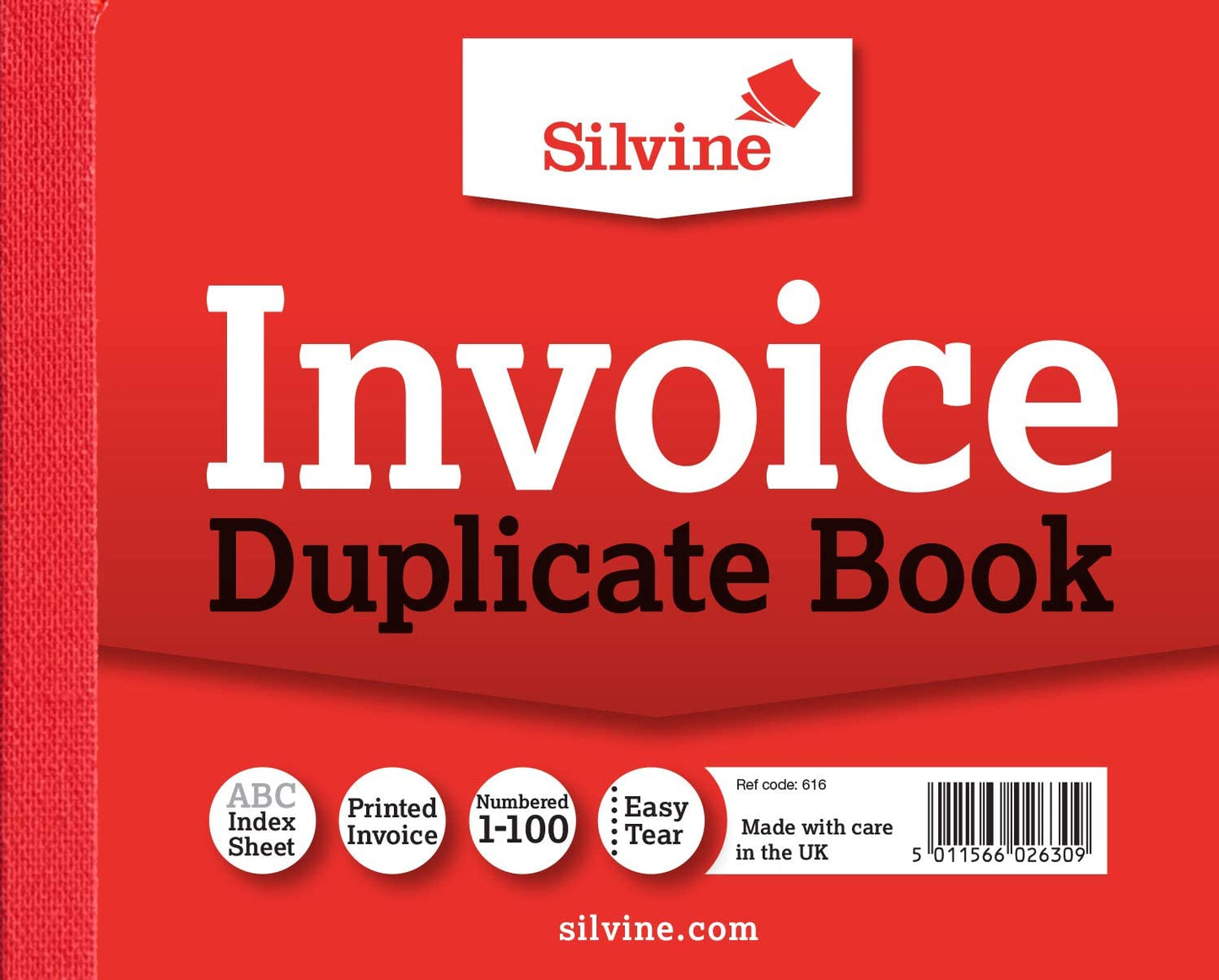 Duplicate Invoice Book 4"x5" 100 Pages 50 Sheets