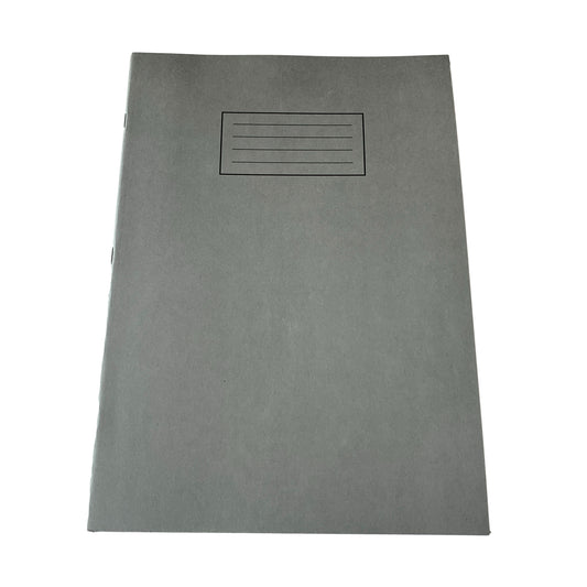 Janrax A4 Grey 80 Pages Feint and Ruled Exercise Book