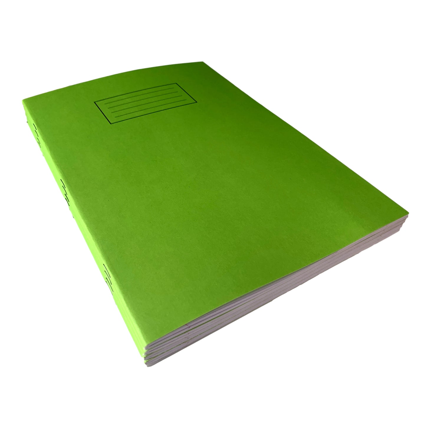 Pack of 50 Janrax A4 Green 80 Pages Feint and Ruled Exercise Books