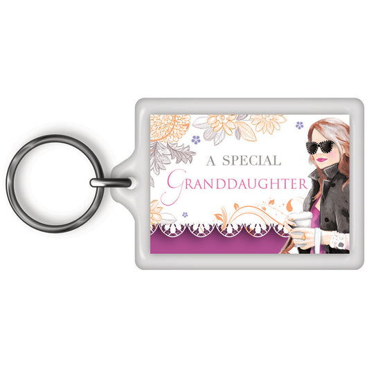 A Special Granddaughter Celebrity Style World's Best Keyring