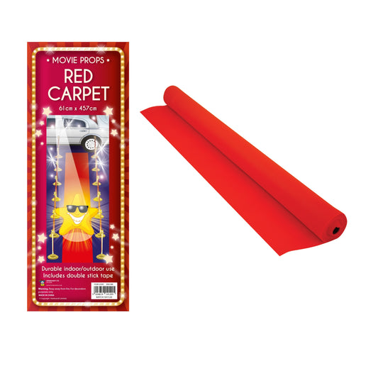 Red Colour Carpet 61cm X 457cm