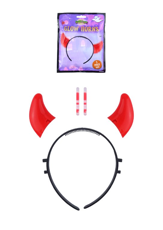 Glow in the Dark Devil Horns Halloween Fancy Dress