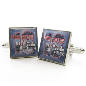 18th Birthday Denim Collection Cufflinks