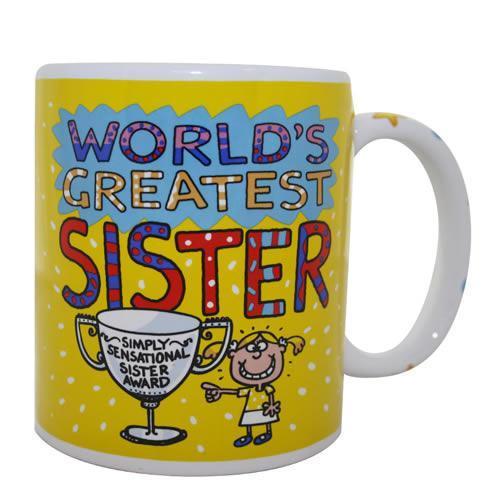 World's Greatest Sister Novelty Coffee/Tea Mug