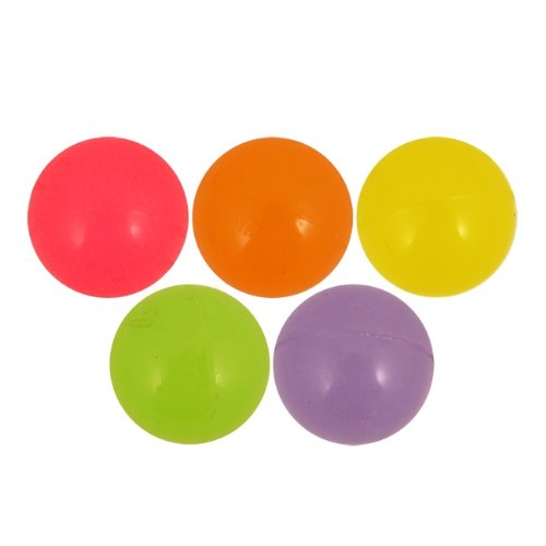 Bag of 100 Glow In The Dark Assorted Colours Bouncy Jet Balls