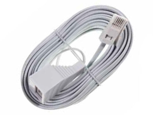 15m Telephone Extension Cable Lead