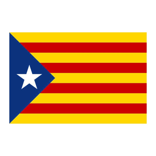 Estelada Catalunya Flag 5ft X 3ft