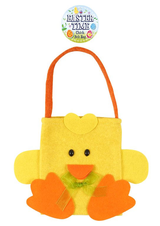 17cm x 23cm Felt Easter Chick Bag