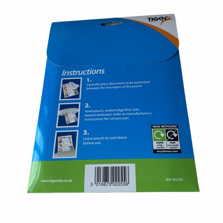 Pack of 25 A5 Laminating Pouches 250 Micron