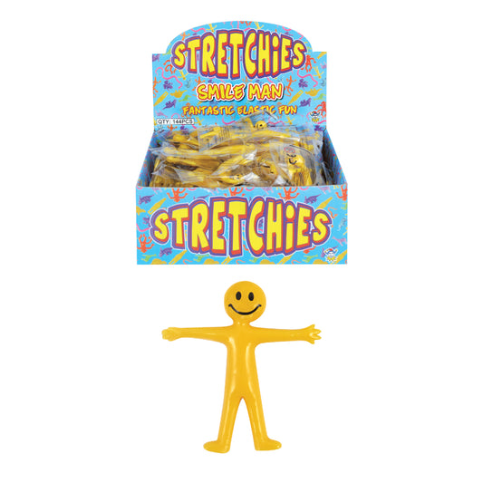 Box of 144 Stretchy Smiley Man 5.2cm