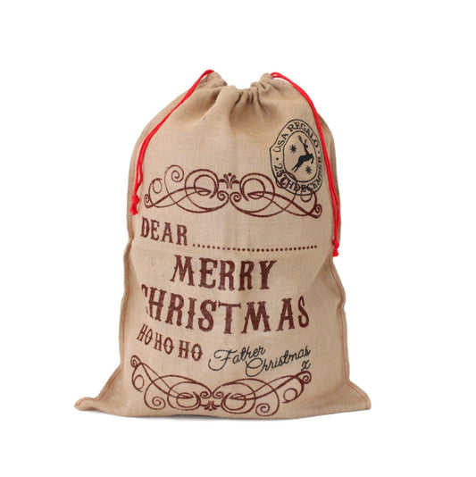 Christmas Hessian Sack