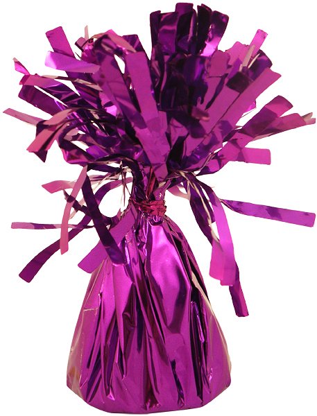 85g Purple Foil Balloon Floor Weight