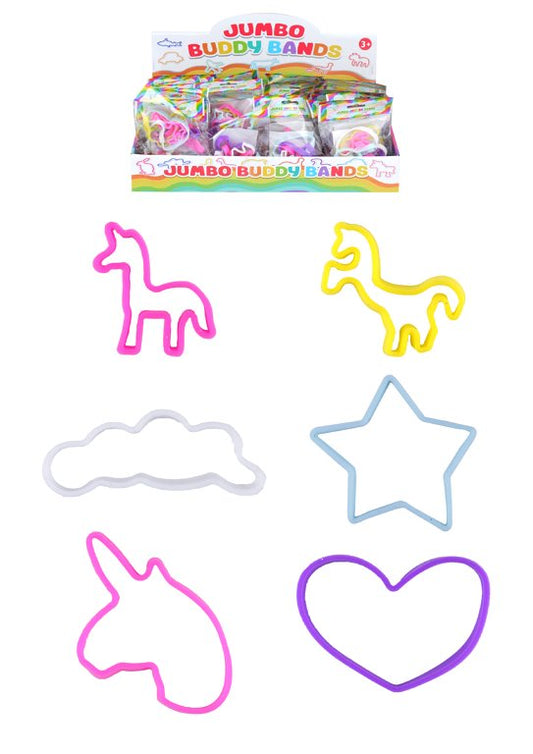 Bag of 6 Buddy Band Unicorn Bracelets