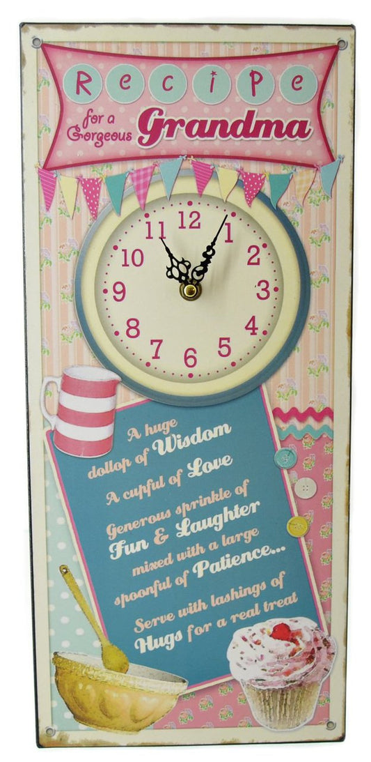 Juliana Recipes From the Heart Wall Clock - Gorgeous Grandma