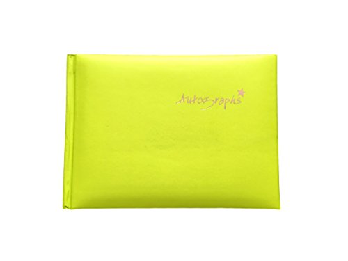 Green Autograph Book 100 pages - Signature End of Term School Leavers