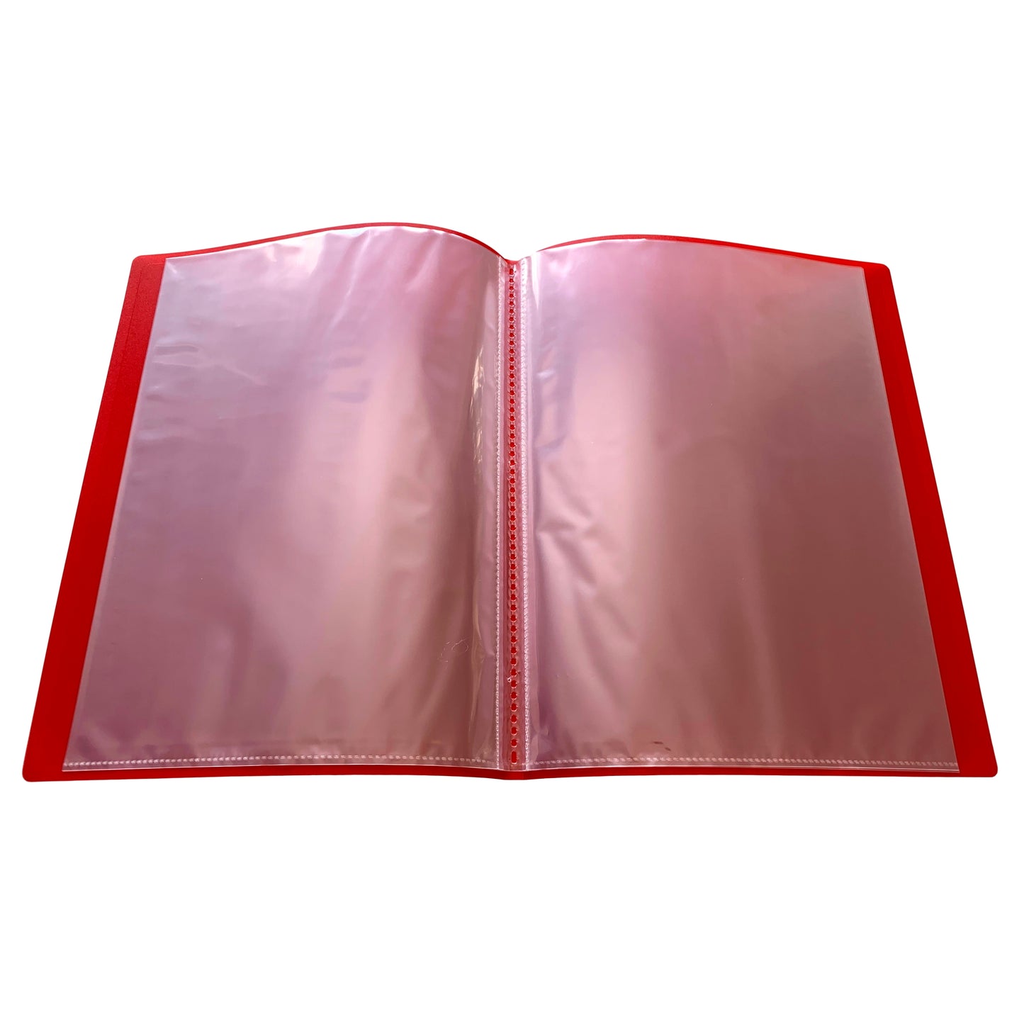 A4 Red Flexible Cover 10 Pocket Display Book