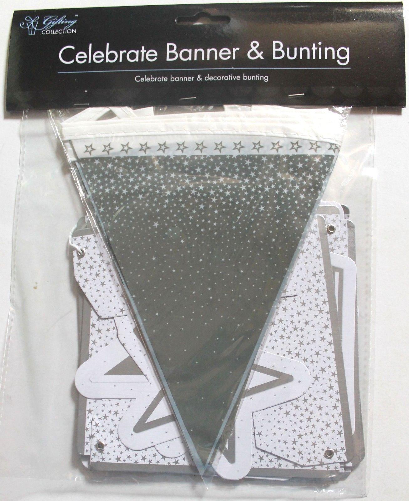 Star Design Christmas New Year Party Decoration Banner and Bunting