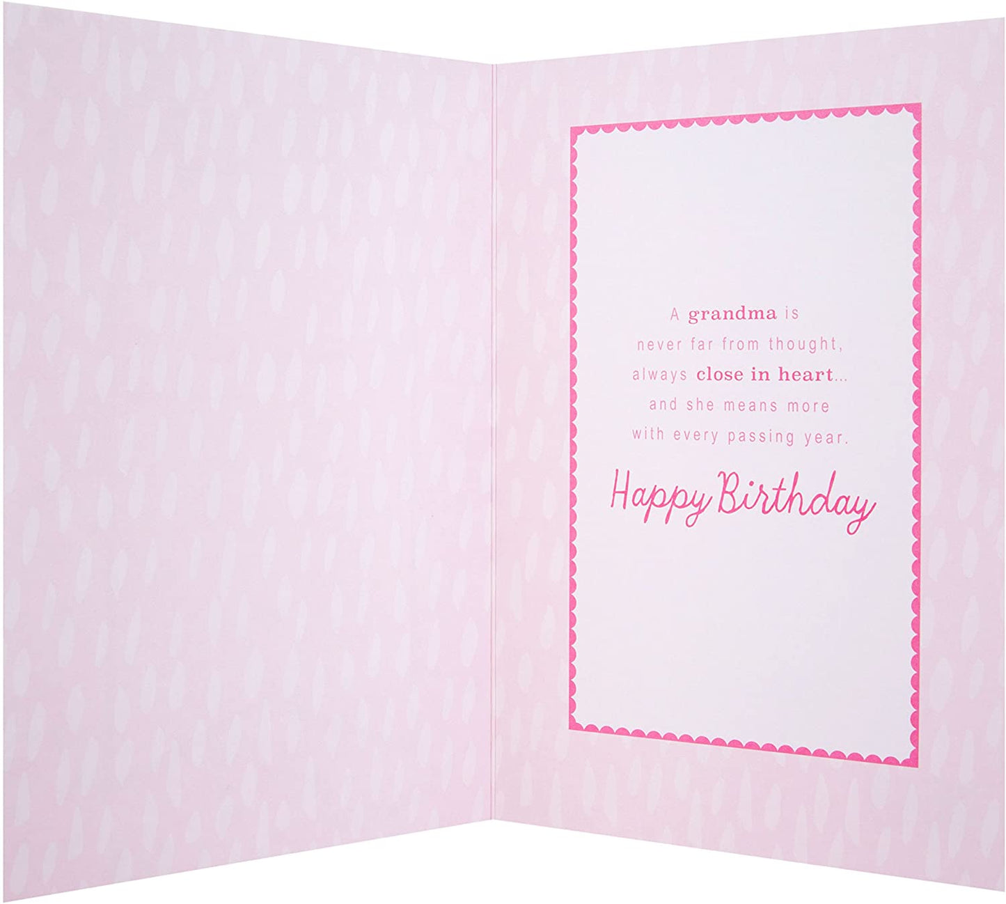 What is Grandma? Floral Design Birthday Card