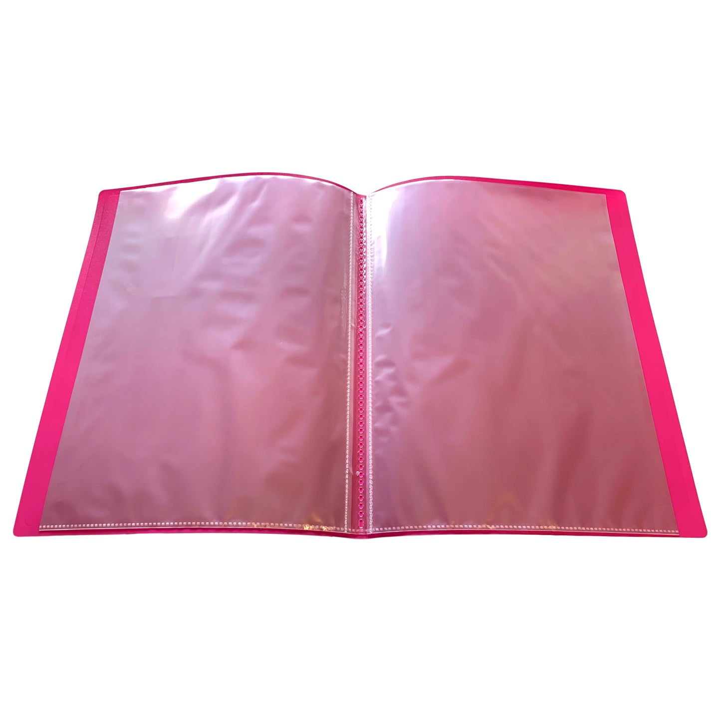 A4 Pink Flexible Cover 10 Pocket Display Book