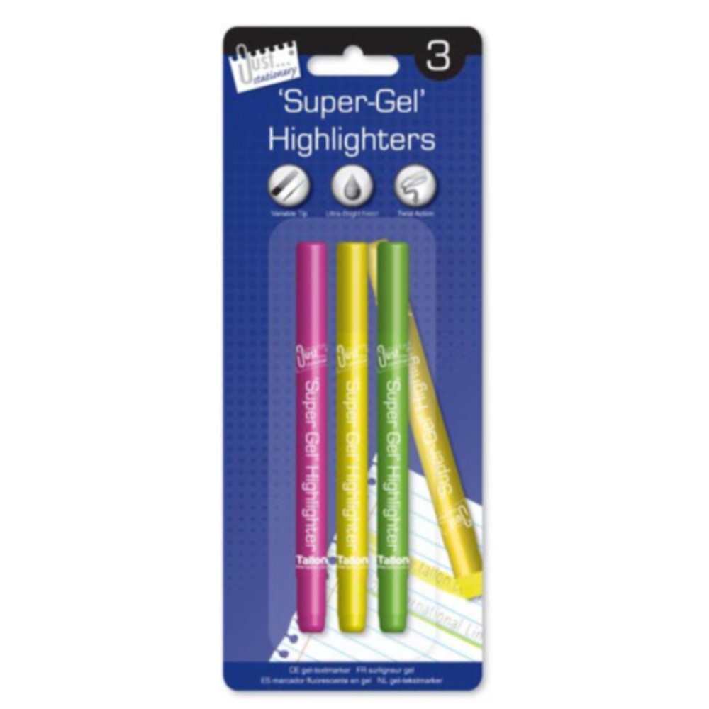 Pack of 3 Super Gel Highlighters