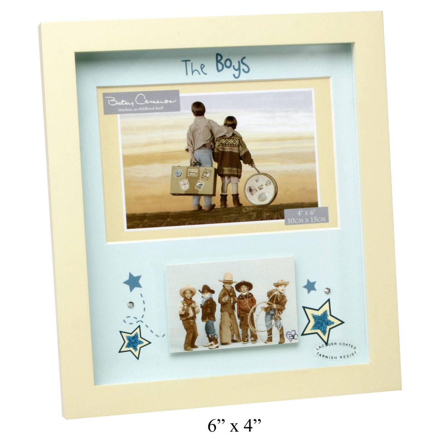 Betsy Cameron MDF Landscape Frame 3D Photo Frame The Boy 4x6"