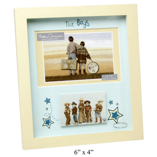 Betsy Cameron MDF Landscape Frame 3D Photo Frame The Boy 4x6"