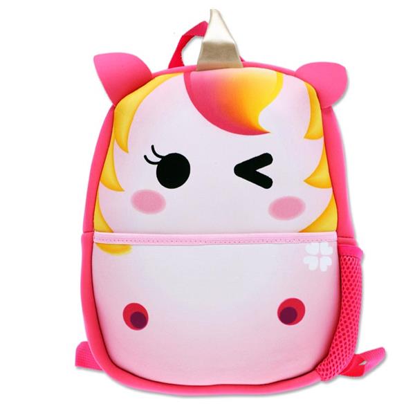 Cute Animal Junior Unicorn Design Neoprene Backpack by Emotionery