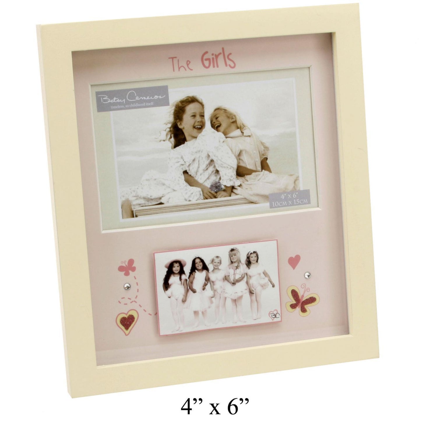 Betsy Cameron MDF Landscape Frame 3D Photo Frame The girl 4x6"