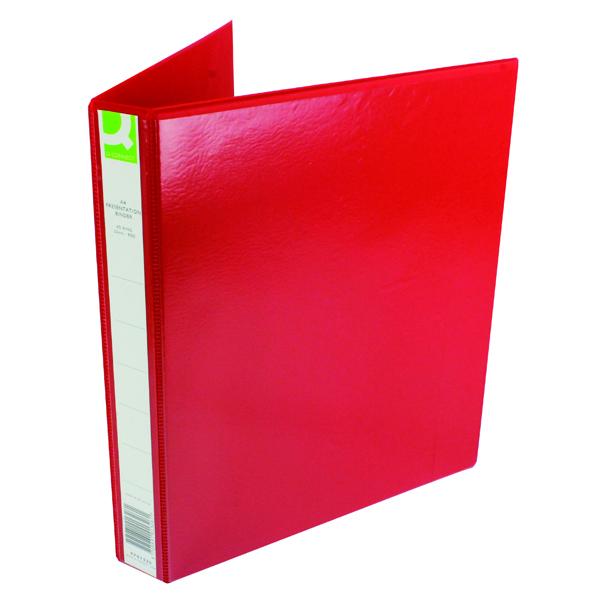 A4 25mm Presentation Red 4D-Ring Binder