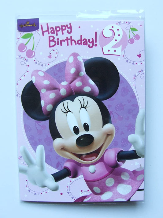 Disney Minnie Happy Birthday Age 2