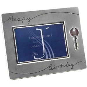 21st Key Silverplated Photo Frame