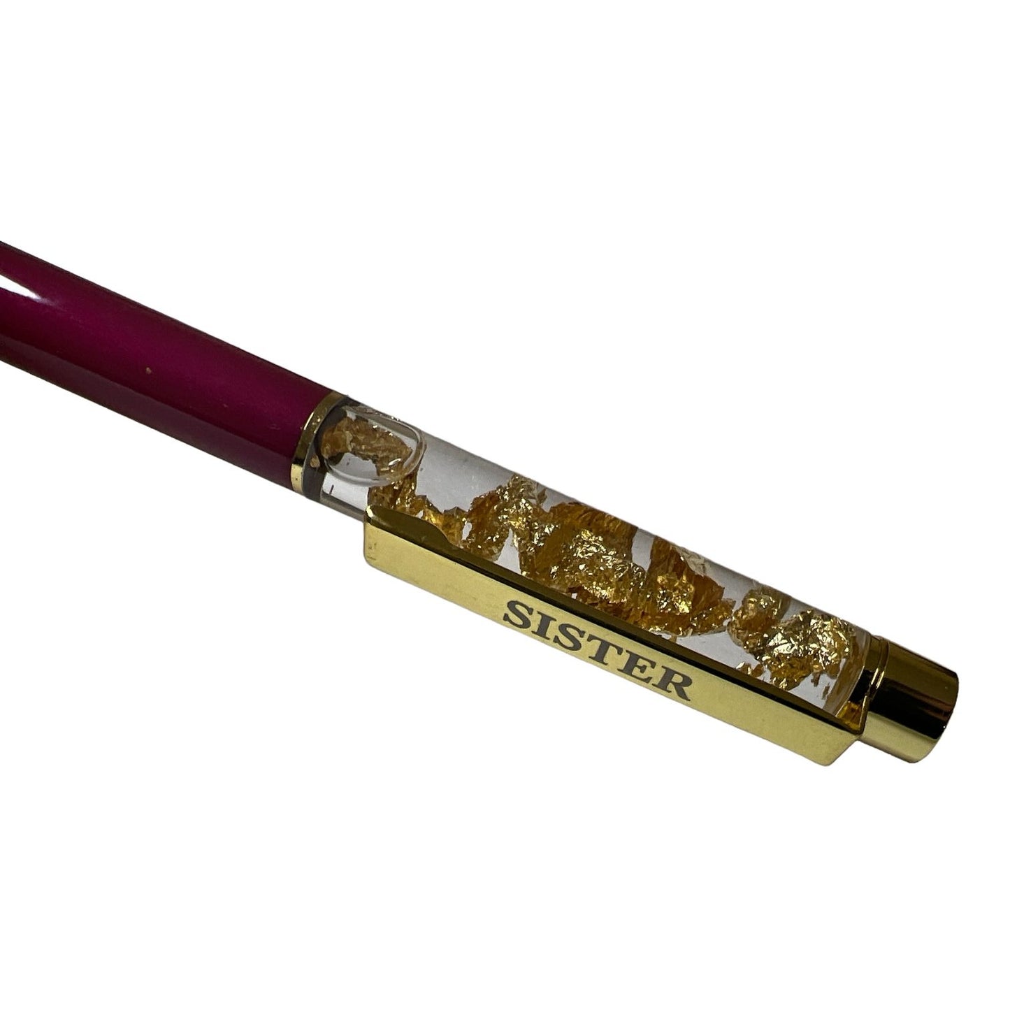 Sister Captioned Gold Leaf Ballpoint Gift Pen