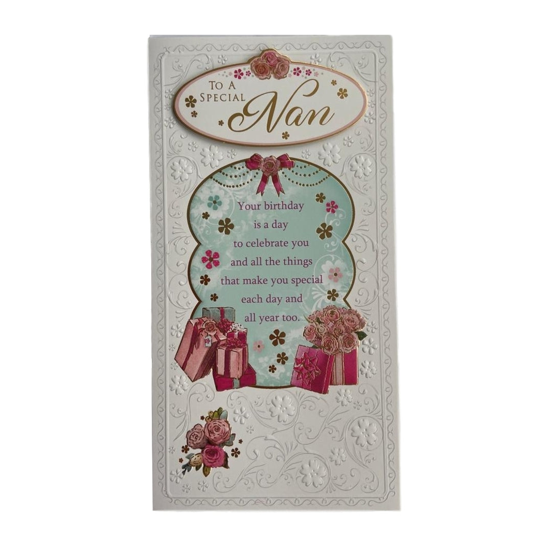 To Special Nan Birthday Wishes Soft Whispers Card