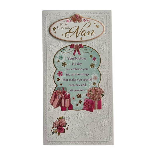 To Special Nan Birthday Wishes Soft Whispers Card