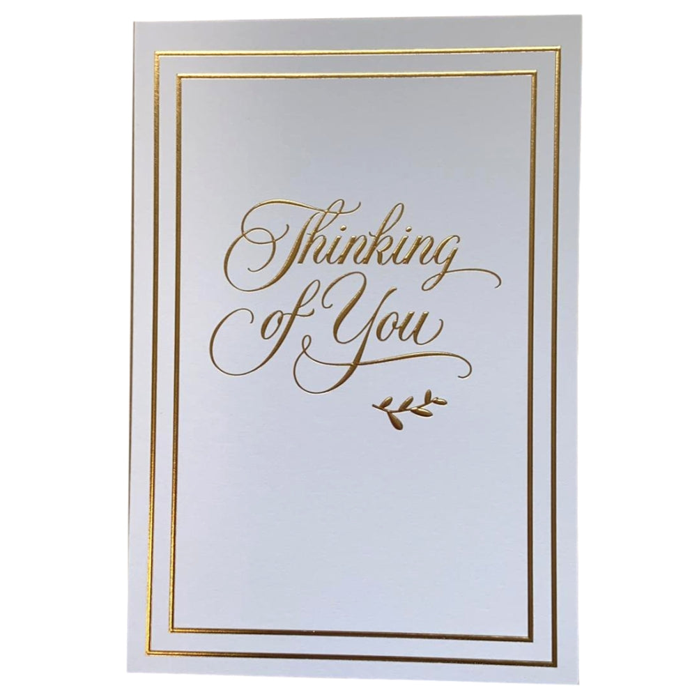 Thinking of You Love and Support Foil Finished Greeting Card