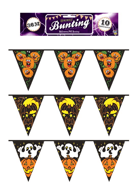 3.6m Halloween PVC Bunting