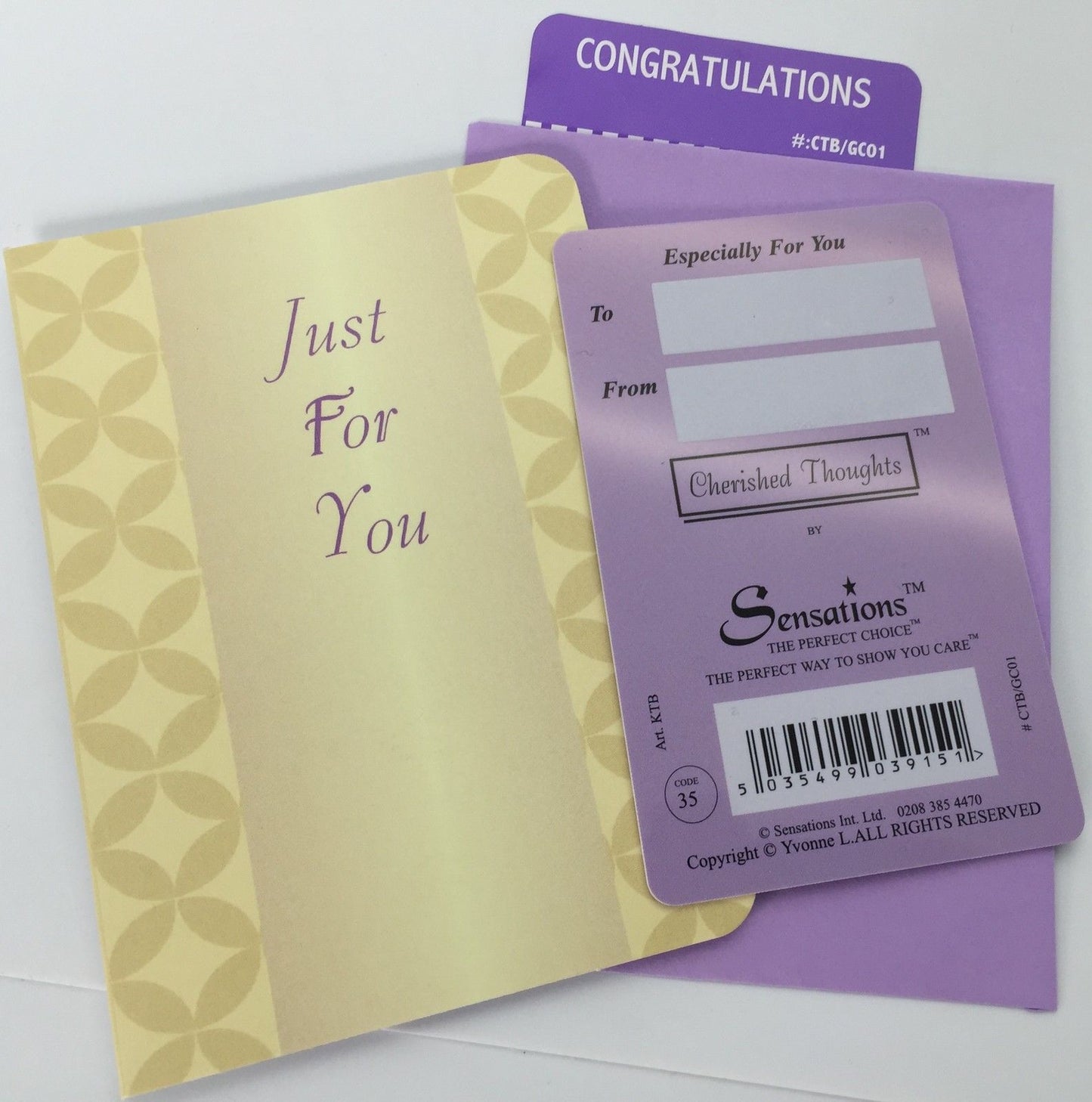 Congratulations... (Sentimental Keepsake Wallet / Purse Card)...