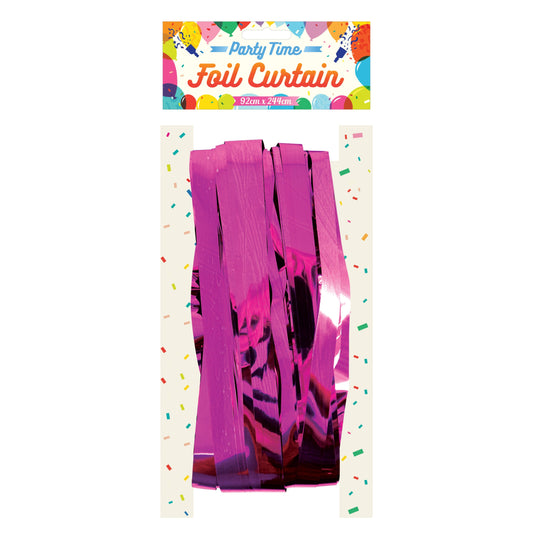 Curtain Door Foil H/Pink 1.2Cm Cut 92 X 244Cm