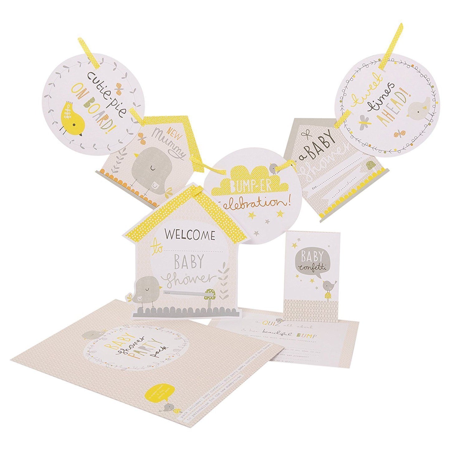 Hallmark "A Little Birdie Told Me Baby" Shower Party Kit [Energy Class A+++]