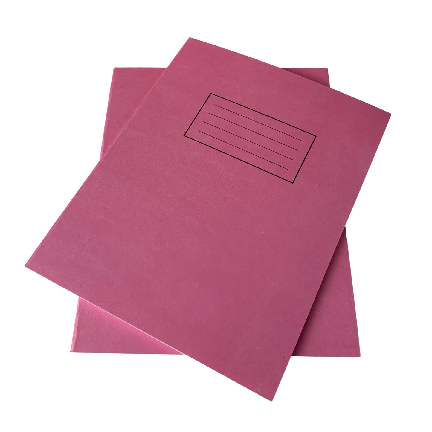 Pack of 50 Janrax 9x7" Pink 80 Pages Feint and Ruled Exercise Books