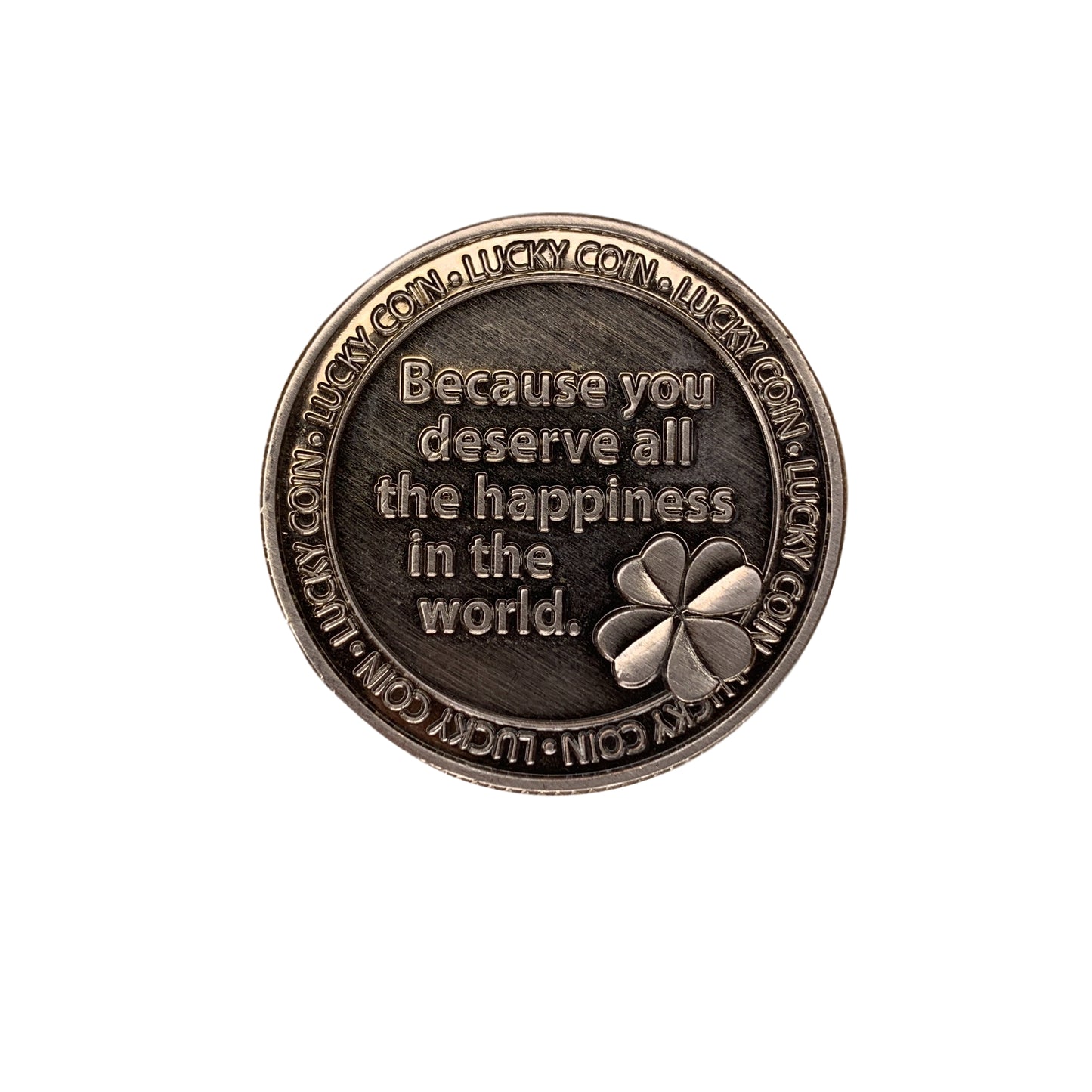 Lucky Coin Engraved Message Keepsake Gift