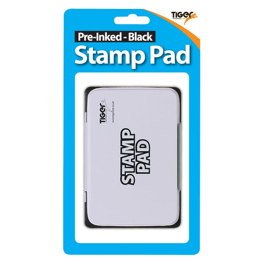 Tiger-Pre Inked Black Stamp Pad