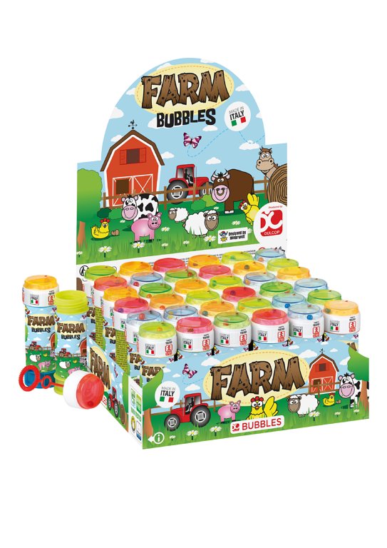 Farm Animal Bubble Tub With Wand 60ml