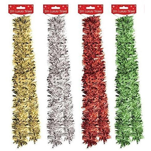 2m Christmas Tree Decoration Tinsel Garland