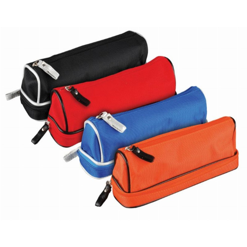 Dome Double Zip Shaped Pencil Case