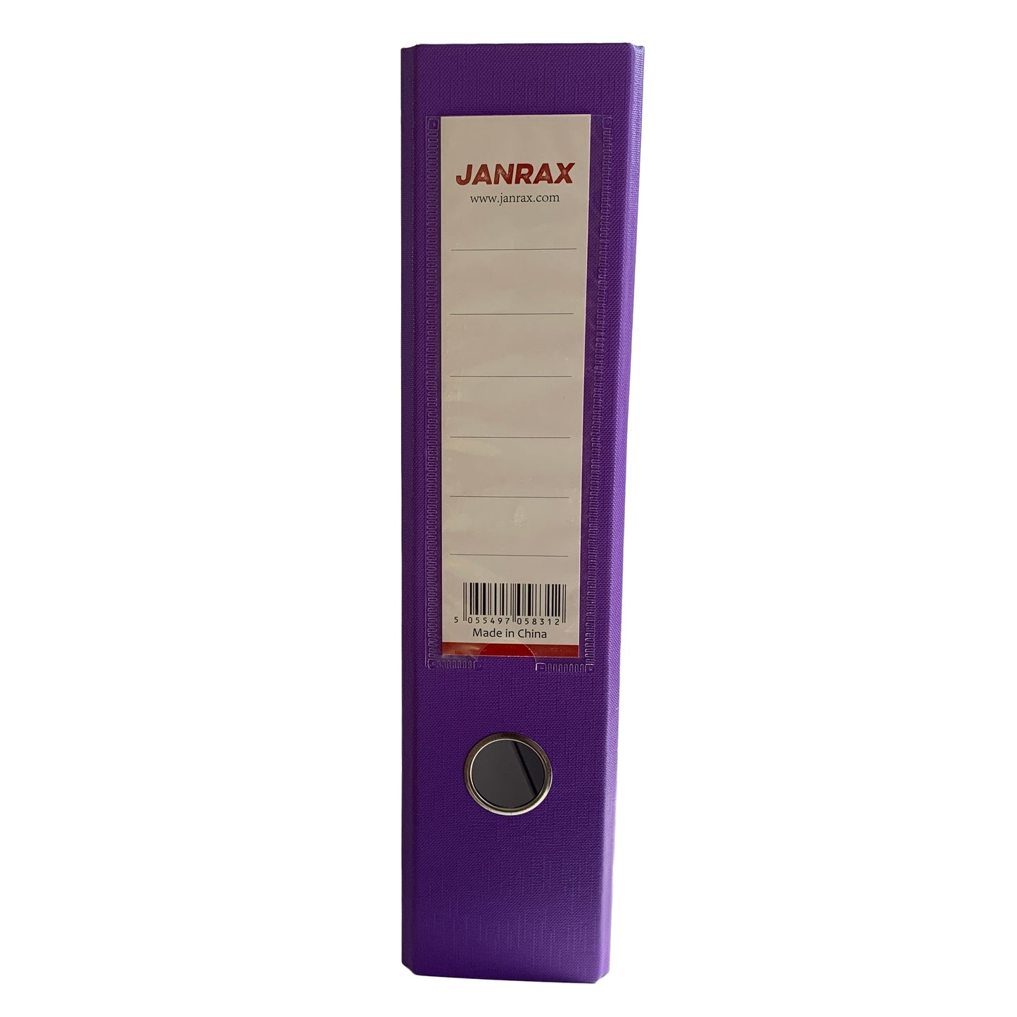 Pack of 10 A4 Purple Paperbacked Lever Arch Files by Janrax