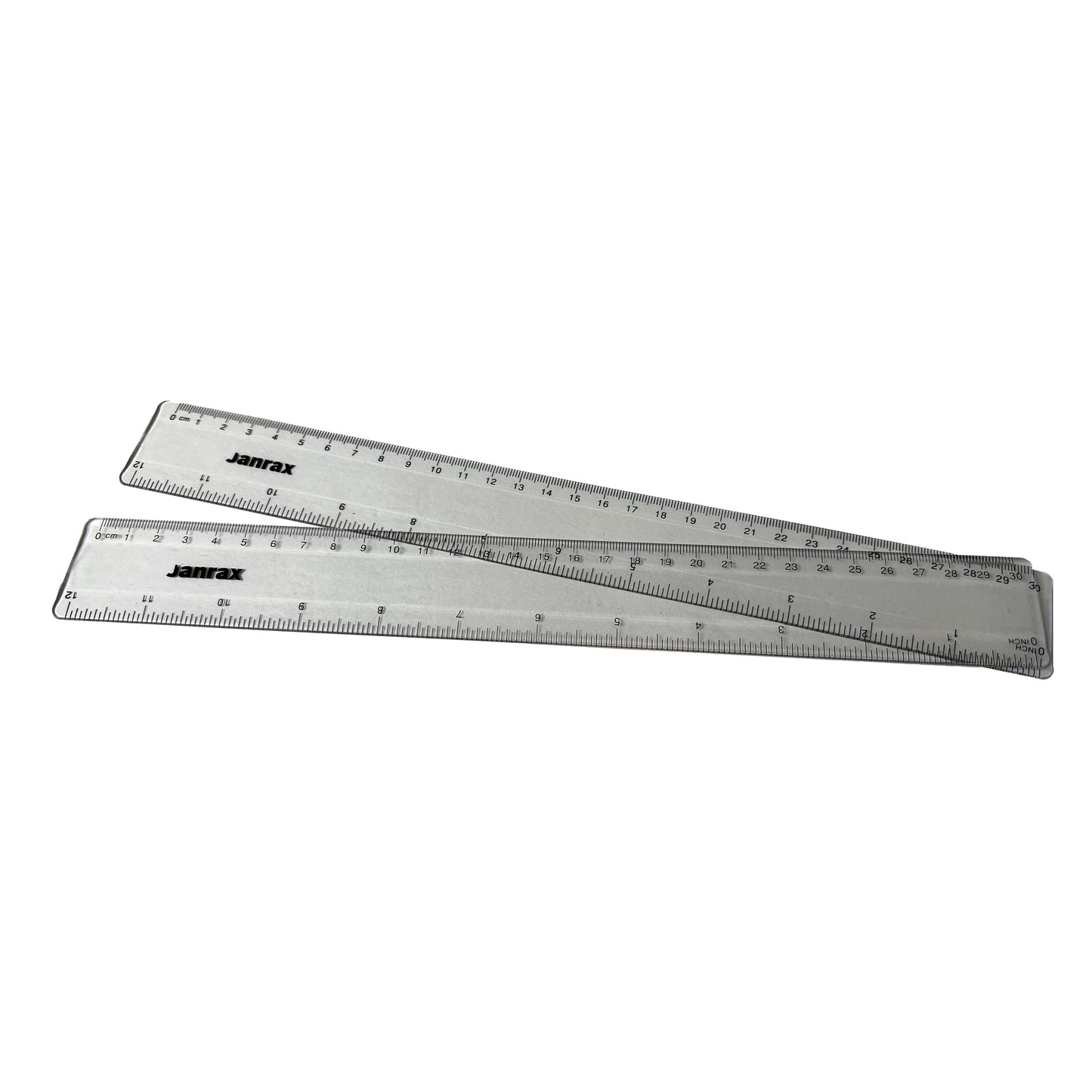 30cm Transparent Plastic Ruler by Janrax