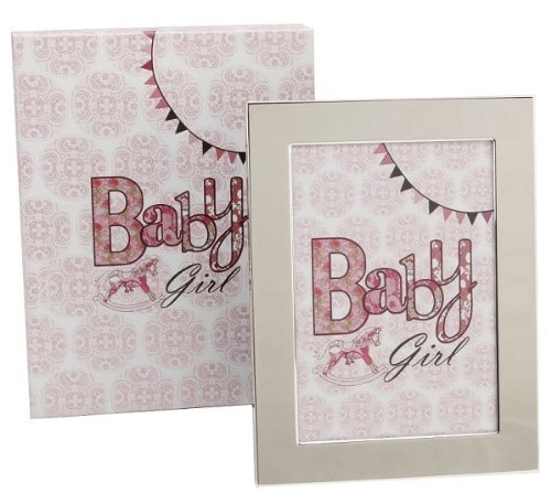 Laura Darrington Typography Coll S/P Frame Baby Girl 4"x6"