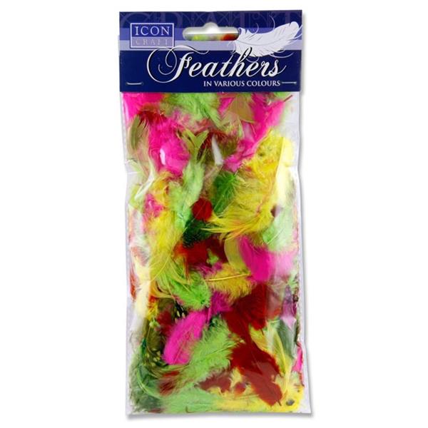 Bag of 7g Bright Feathers by Icon Craft